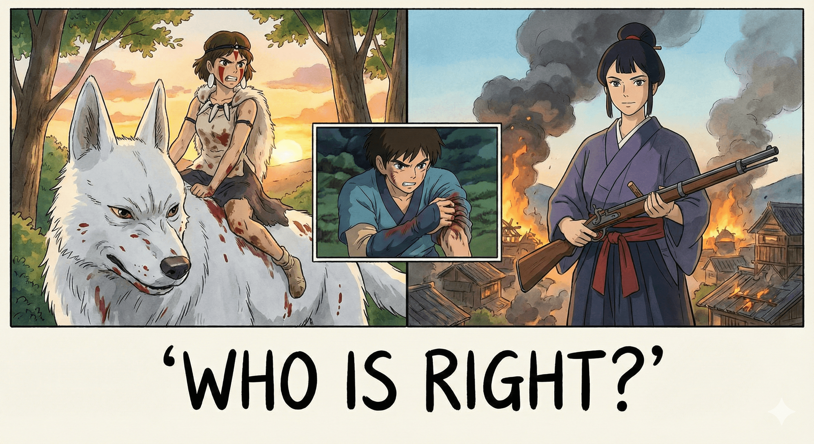 No Villains, Only War: The Moral Complexity of Princess Mononoke