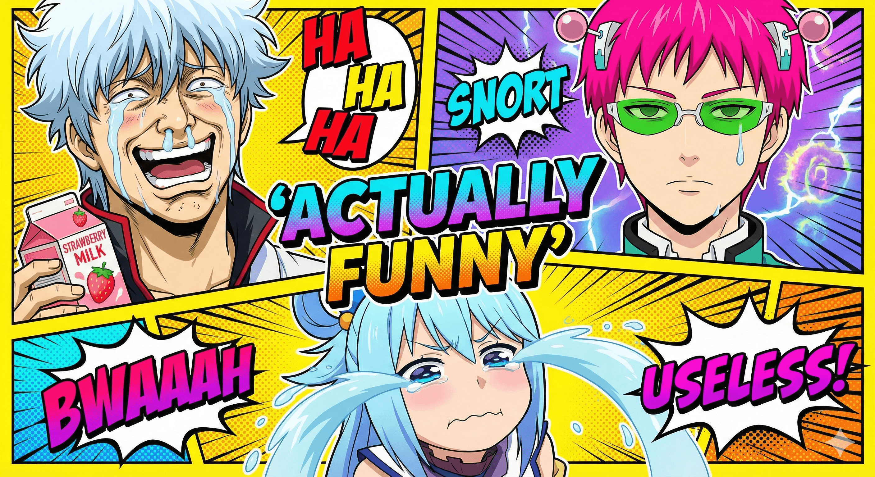 Try Not to Laugh: 10 Comedy Anime That Are Actually Funny